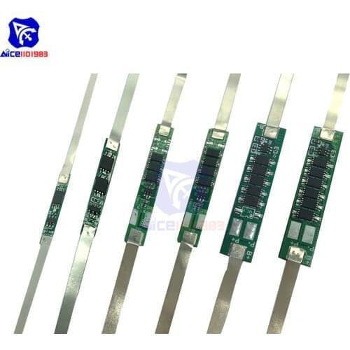 Diymore 3A BMS 18650 Lithium Battery Protection PCB Board 1S 9A 3.7V 1 -6 MOS Overcurrent Overdischarge Overcharge Protection