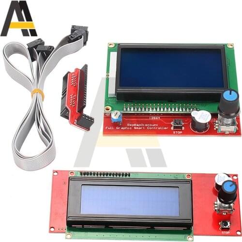 LCD 2004 12864 Display 3D Printer Reprap Smart Adapter Controller Reprap Ramps 1.4 1.6 3D Printer Mendel 2004 LCD Control board