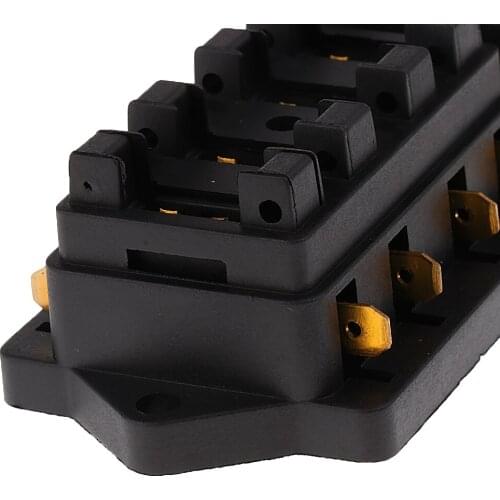 12V/24V 8 Way Standard Circuit ATC ATO Car Auto Blade Fuse Box Block Holder