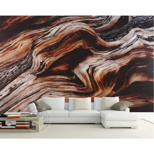 The custom 3D murals,Retro hand-painted luxury solid wood texture ,living room sofa TV wall bedroom wallpaper papel de parede