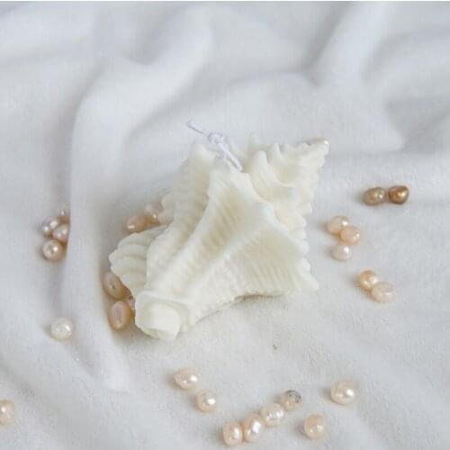 3D Conch Silicone Mold for Baking Chocolate Dessert Mould Plaster Candle Making E56C