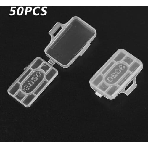 50PCS Waterproof Tie Marker Tag Fiber Organizers Transparent Cable Sign Cards Label Display Identification Box Cable
