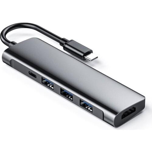 5in1 USB 3.0 HUB Multi USB Splitter OTG Adapter 5 Ports Charging Speed with Micro USB Charging Port for Macbook Pro Usb C Hub