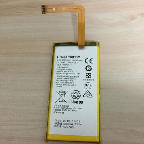 ALLCCX battery mobile battery HB494590EBC for Huawei Ascend G628 G628-TL00 Honor 7 with good quality