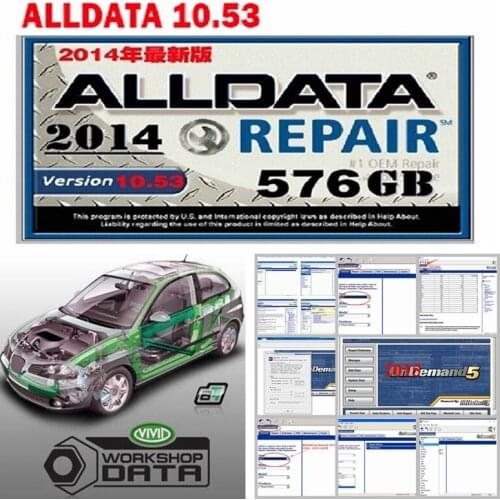 Alldata OD5 T.oyota Techstream Auto repair Software All data 10.53+mit..ll 2015+ElsaWin+Vivid+atsg+PTT+Heavy in 1tb hdd usb 3.0