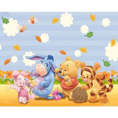 DIY 5D Diamond Painting Disney Winnie The Pooh Cross Stitch Kits Diamond Mosaic Embroidery Full Home Decor Children Gift