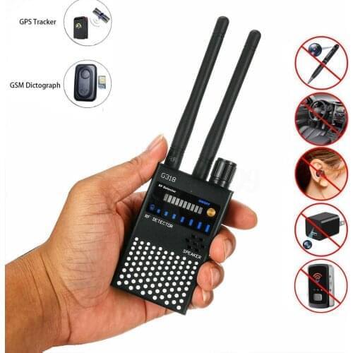 Anti Spy RF Bug Detector Wireless Signal Detection Scanner Anti Wiretapping Detector Camera Len GPS Finder Gsm Tracker