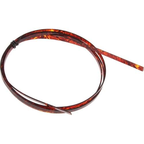 Tortoise Shell Celluloid 5 Feet Guitar Binding Purfling Strip Acoustic Classic Guitar Body Inlay 1650 X 6 X 1.5mm for Luthier