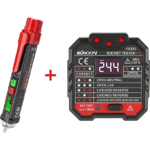 HABOTEST HT100E Intelligent Non-contact Pen Alarm AC Voltage Detector Voltage Tester Pen Sensor Tester Sound and Light Alarm