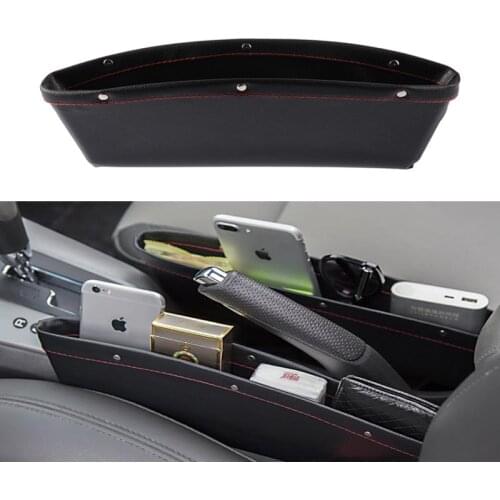 Car Seat Gap Pocket Catcher Organizer Box For Skoda Superb Octavia A7 A5 2 Fabia Rapid Yeti Citroen C4 C5 C3 Grand Picasso