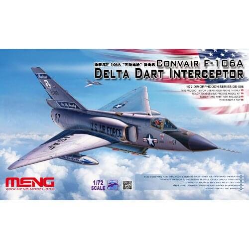 Meng Model 1/72 DS-006 Convair F-106A Delta Dart Interceptor Model kit