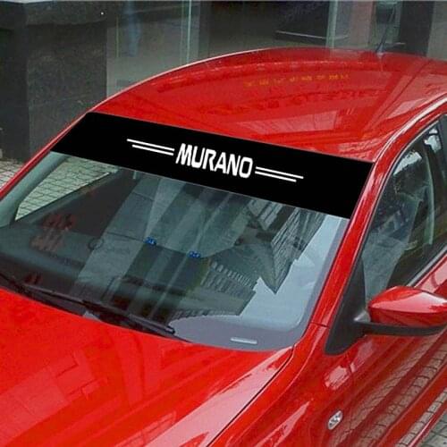 For Nissan Murano Car Front Rear Windshield Prevent Sunlight Reflection Stickers Decoration Decals Styling Parts Accessories