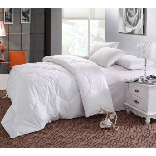Top Quality Goose Down Quilt Doona Comforter Blanket European King Size 350GSM---94inchX86inch 240cmX220cm