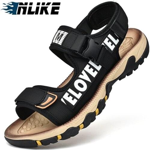 Mens Sandal Big Size New Wading Men Shoes Lightweight Breathable Non-slip Outdoor Sandals