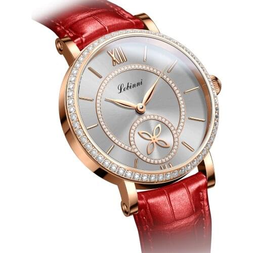 Switzerland Luxury Brand LOBINNI Japan High Grade Automatic Mechanical Womens Watches Sapphire Waterproof Diamond Clock L2073