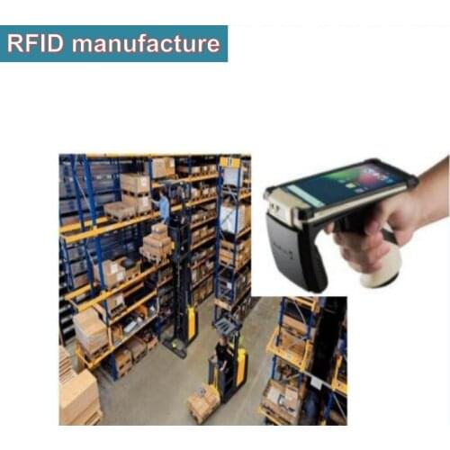 Scanner multi tags assets tracking handheld uhf rfid reader+laundry/double-frequency card/uhf rfid lable in inventroy warehouse