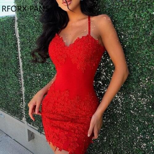 Women Splicing Lace Solid Color Sleeveless Mini Dress Dress Sexy Dress for Women 2021