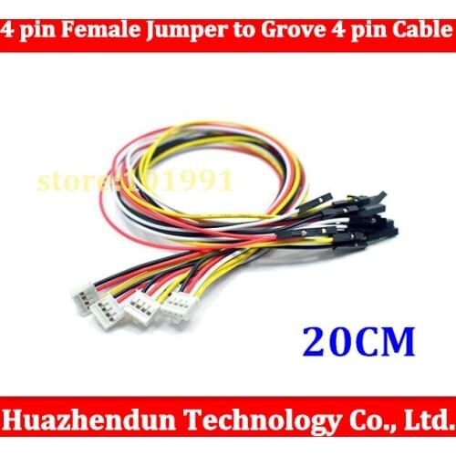 100PCS/lot Grove - 4 pin Female Jumper to Grove 4 pin Conversion Cable free shipping
