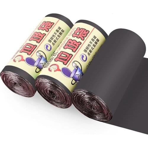 20PCS/Roll 50cm X 45cm Garbage Bag Household Thickening Vest Hanging Trash Bag Kitchen Living Room And Bathroom Rubbish Bag