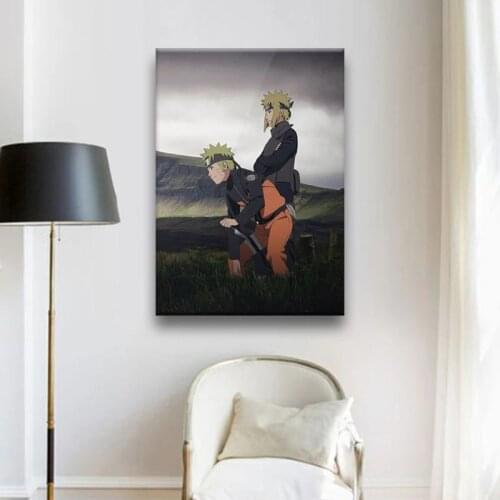 Anime Naruto Poster Minato Namikaze Canvas Painting Wall Art Picture Mural Living Room Bedroom Home Decoration