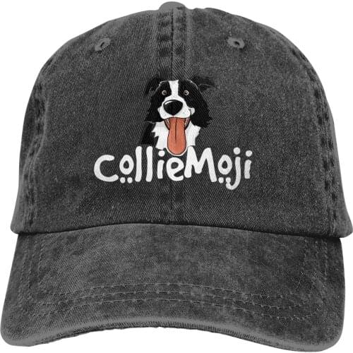 Border Collie,dog Baseball Cap cowboy hat Peaked cap Cowboy Bebop Hats Men and women hats