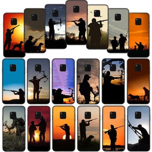 Hunter Dog hunting Colorful Soft Cover Case for Huawei Mate 30 20 Lite Y6 Y7 Pro P Smart Z Plus