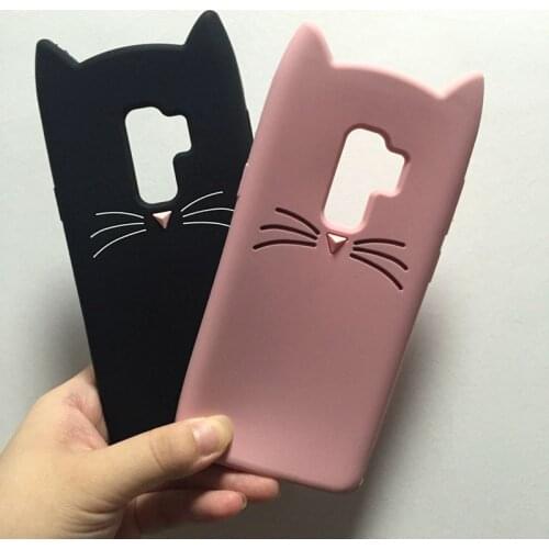 Cute Cat Phone Case For Samsung Galaxy S10 S9 S8 Plus J3 J5 J7 2015 2016 S5 S6 S7 Edge A5 A3 2017 A320 A520F Cover Soft Silicone