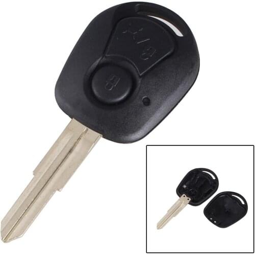 2 Button Car Remote Key Shell Fob Case Cover for Ssangyong Actyon Kyron Rexton
