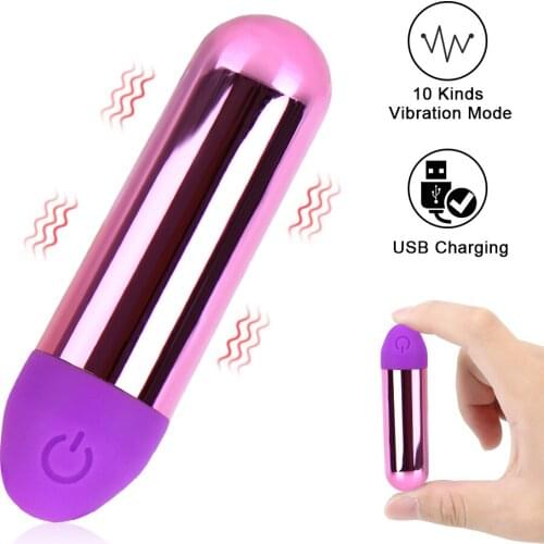 Dildo Vibrator Mini Bullet Vibrator Clitoral Stimulator Female Masturbator Sex Toys for Women 10 Speed Sex Shop G Spot Massager