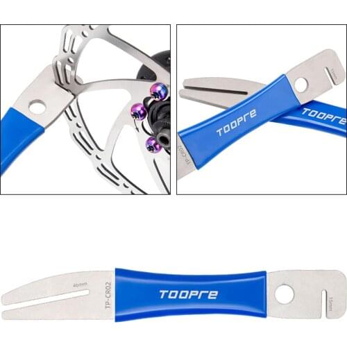 Stainless Steel Durable Bicycle Brake Disc Brake Wrench Rotor Truing Repair Tool Anti-slip Bicycle Repair Tool