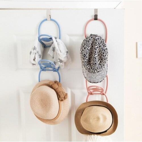Home Living Room Door Hook Multifunctional Housekeeper Hanging Clothes Hat Storage Rack Creative 6pcs Scarf Hanger Towel Hook