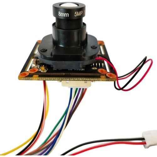 32x38mm 5MP 8.0mm Lens AHD CCTV Camera Module Jk-K03 Imgage Sensor with OSD Support UTC Mini CCTV Surveillance Camera