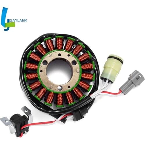 Motorcycle Generator Stator Coil for Yamaha YFM125G Grizzly 125 2004-2013 YFM125GH Grizzly 125 Hunter 2005-2008 1C5-81410-0