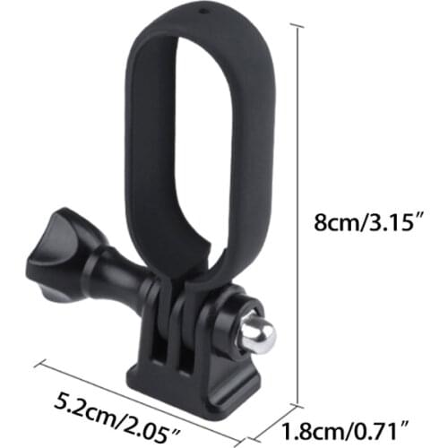 H7JA Mount Adapter Bundle Protective Frame Kit with 1/4" Thread Adapter Compatible with Insta 360 Go 2 Camera for Tripod Selfie