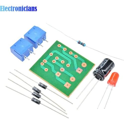 Diy Kit IN4007 Bridge Rectifier AC DC Converter Full Wave Rectifier Circuit Board KIT Parts DIY Electronic Suite