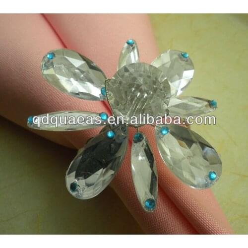 Crystal napkin ring cheap napkin holder
