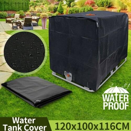 210D Oxford Water Tank Cover Outdoor Garden Waterproof 1000L Sun Protective Dust Covers IBC ton Waterproof Barrel Cover