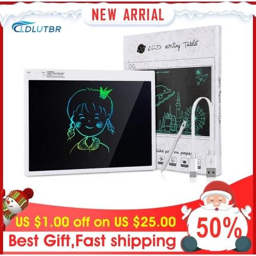 LDLUTBR 16 inch LCD Writing Tablet Colorful Screen Handwriting Board Pads Digital Drawing Tablet Electronic Memo Board With Pen