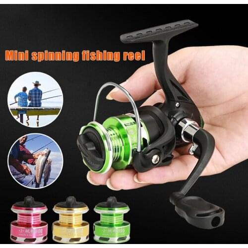 Mini Spin Reel Small Fishing Reel Freshwater Sea Fishing Gear Outdoor Tools WHShopping