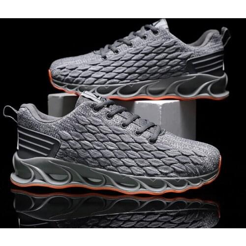 Fetchmous Fashion Popular Casual Mens Running Shoes Comfortable Sports Shoes Breathable Non-slip Sneakers Outdoor Blade Shoes