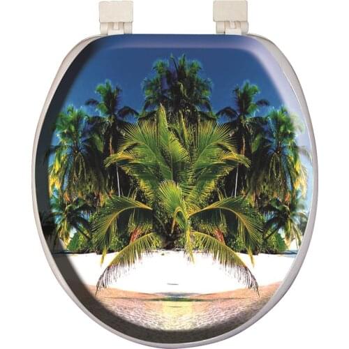 Softy Classic Pattern Soft Toilet Seat Cover White