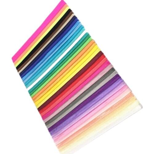 2021 new Children adult cute DIY 1.5CM basic elastic baby hairband for baby bow headband hair accessories