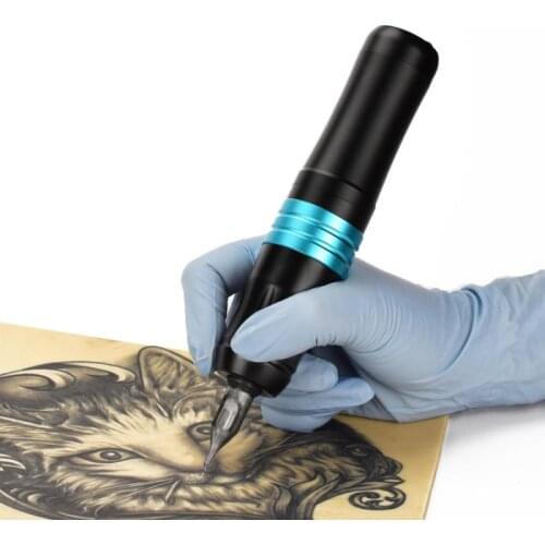 Portable Wireless Tattoo Machine Pen Lithium Battery Power Supply LED Digital Display Tattoo Equipment Liner Shader