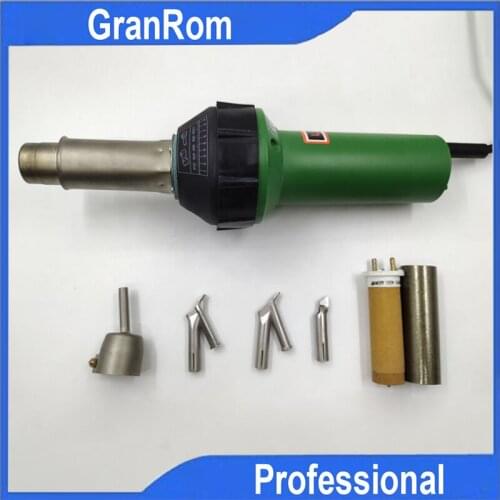 Professional 1600W Hot Air Gun For Plastic Vinyl Floor Welding, Heat Gun With Nozzles For Fabrication And Car Bumpers Repairing