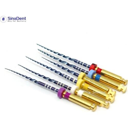 Dental NiTi Rotary Files SX-F3 21mm 25mm Heat Activation Files Endodontic Files Root Canal Files Turn to Blue Root Canal