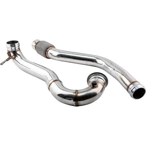 3" Turbo Catless Downpipe Exhaust For Mercedes Benz A45 AMG CLA45 AMG GLA45 AMG 2014 2015 2016 DP231 Stainless