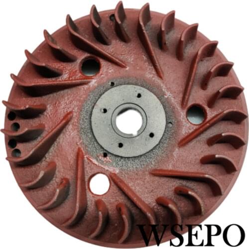 Top Quality! Flywheel for 186F/188F 9HP~10HP Air Cooled 04 stroke Diesel Engine,5KW~6KW Diesel Generator Parts