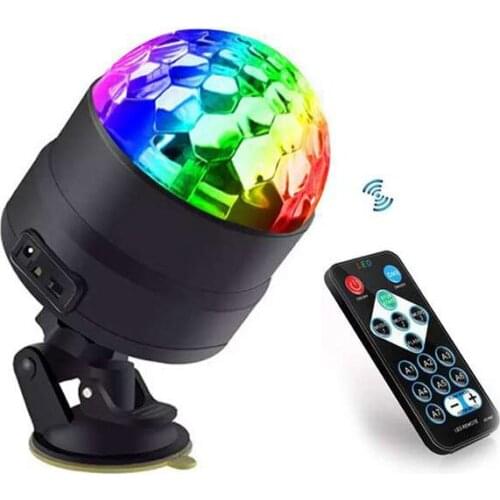 Sound Activated Rotating Magic Ball Light RGB Stage Light 3W Colorful laser lamp KTV Bar DJ Club Party Effect Lamp