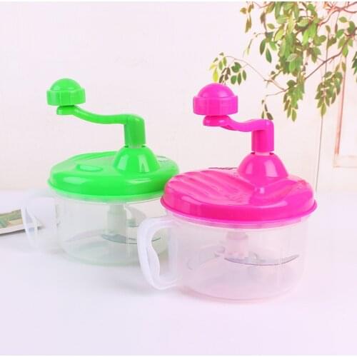 1PC Multi-function Manual Food Processor Household Meat Grinder Hand Vegetable Chopper Egg Blender Food Shredder Kitchen OK 0732