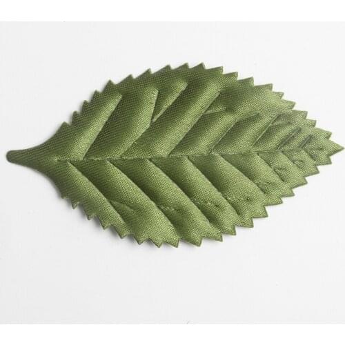 100 x Fake Leaves Artificial Rose Leaf for DIY Bouquet Garland Wedding Decor